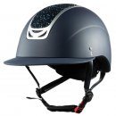 Horze - Arix Glitter ridehjelm - Navy str. 49-51