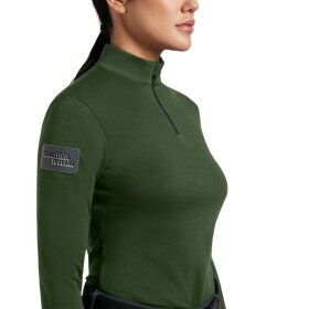 Cavalleria Toscana - Tech wool half zip training shirt 